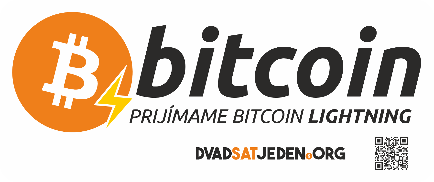 Prijímama Bitcoin Lightning